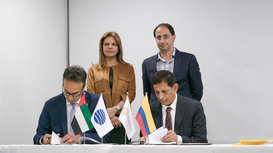 Firma del contrato de participación de Colombia en Expo Dubái 2020