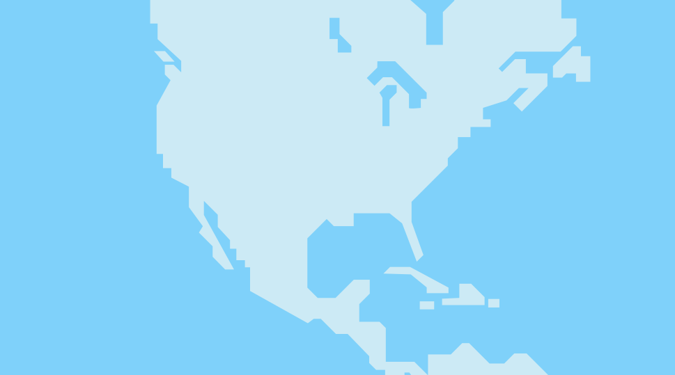 Mapa de Norteamérica