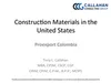 Oportunidades en Estados Unidos para materiales de Construcción