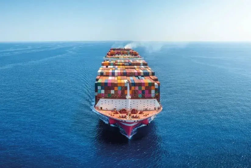 Transporte marítimo para exportación