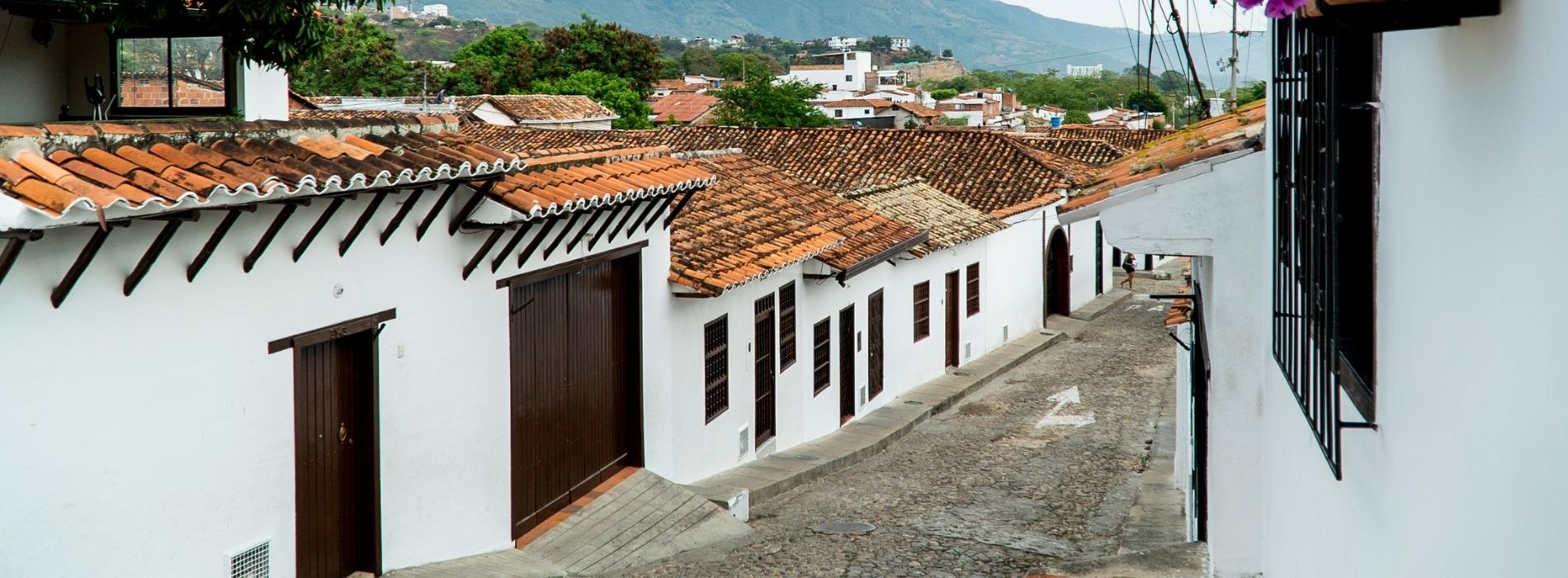 Colonial streets of colombia