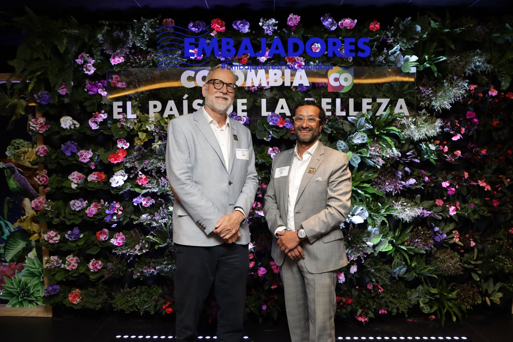 Diego Navarro y Oliver Zugel, empresarios y embajadores de marca país