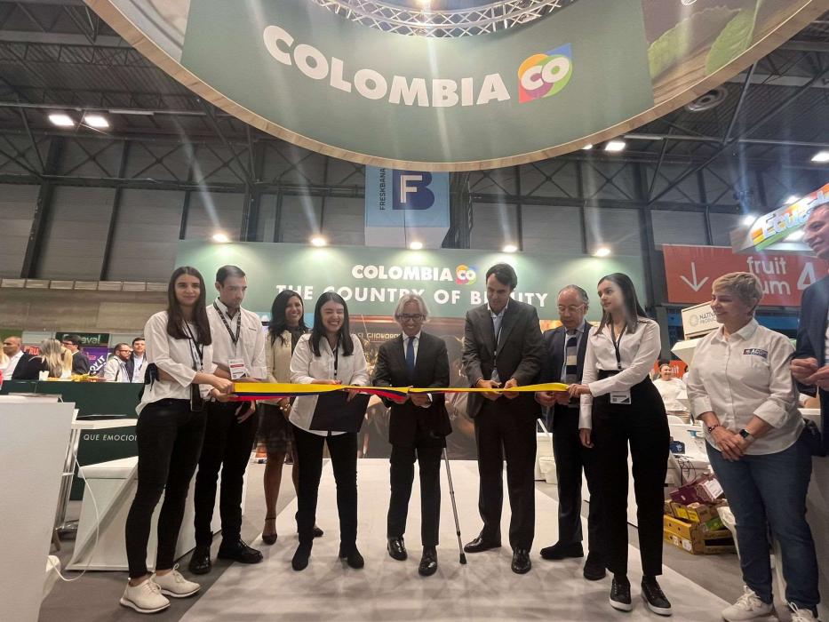 Stand de Colombia Co en Fruit Attraction