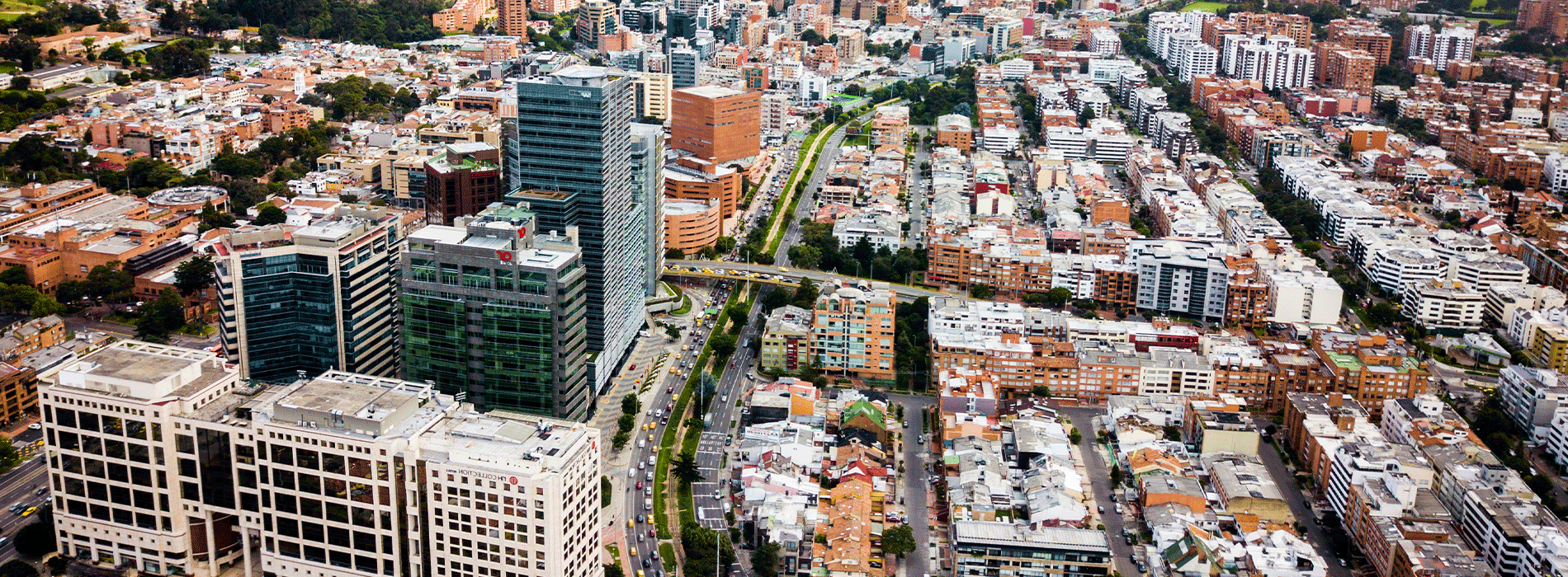 Fotografía panorámica de ciudad 