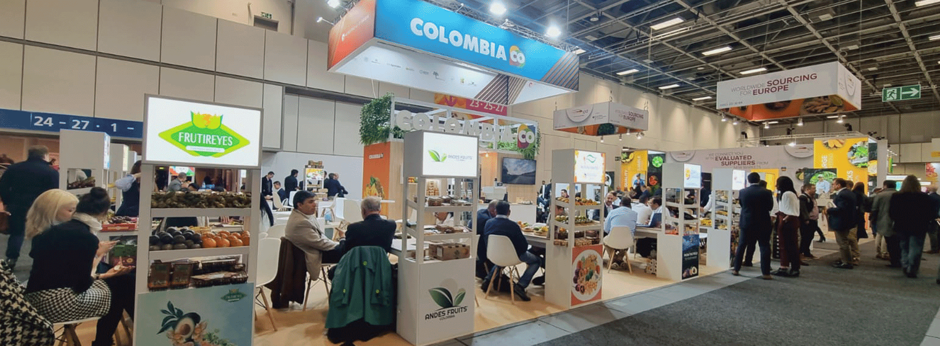 Colombia Co stand in Fruit Logistica