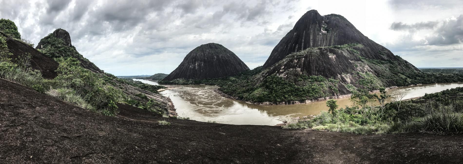 Fotografía panorámica de paisaje en Colombia