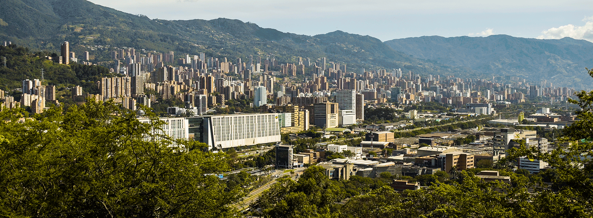 Fotografía panorámica de ciudad