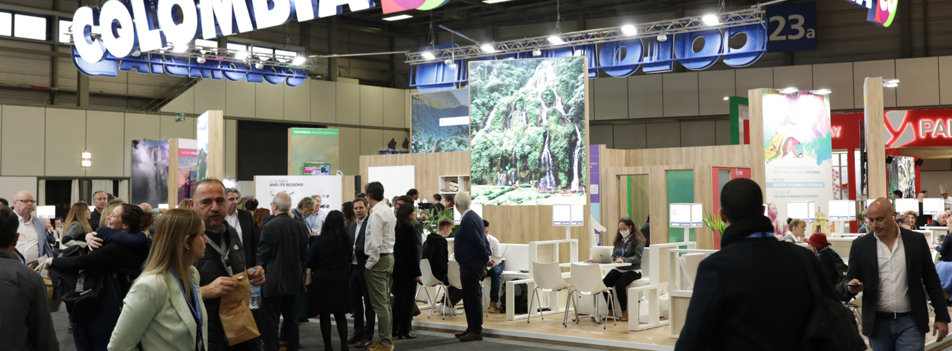 Stand de Colombia Co en Feria de ITB