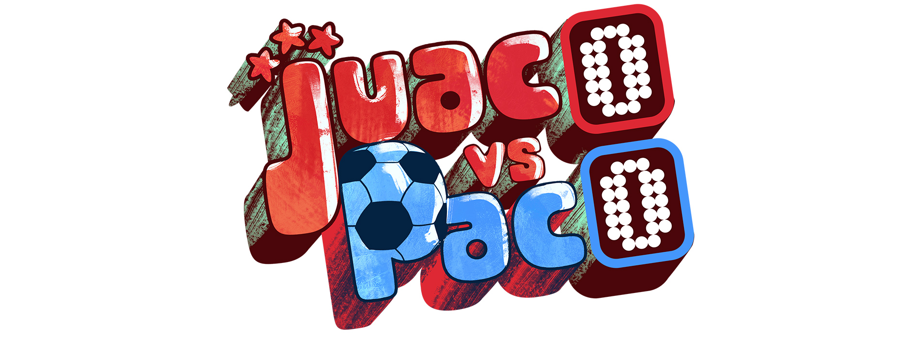 Ilustración de portada de Juaco vs Paco