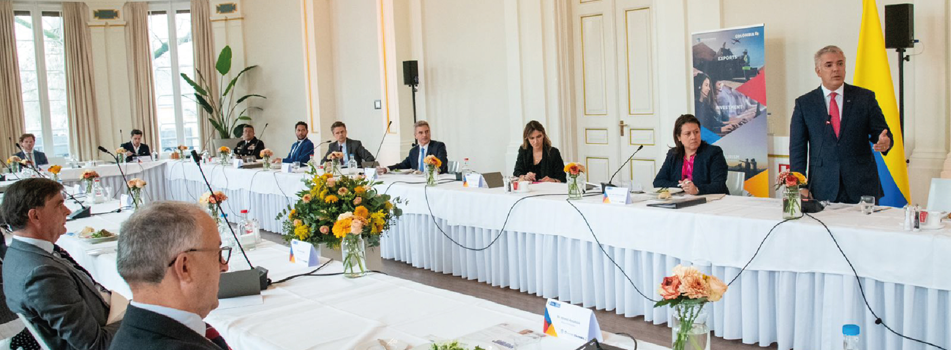 Conferencia internacional con la presidencia y los países bajos 