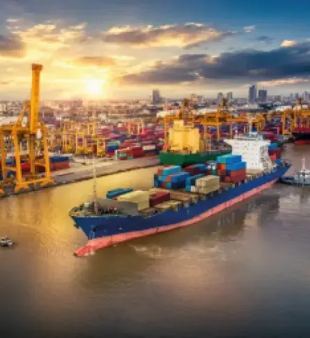 Ship with Colombian exports