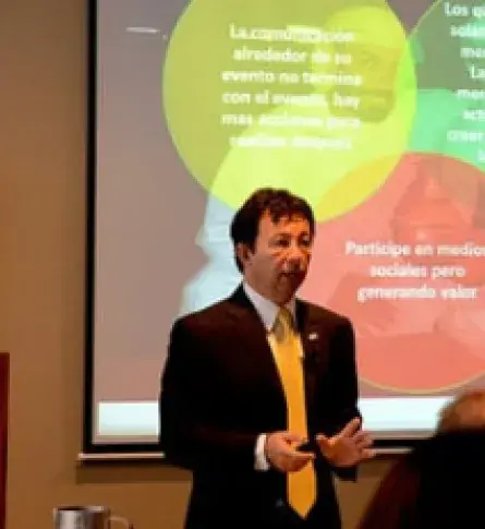 Alejandro Verzoub, presidente de AV Business &amp; Communication SA  y del Society o