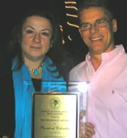 Carmenza Jaramillo and Henry Woodman- Jim Woodman Award