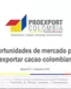 Oportunidades de mercado para exportar Cacao Colombiano