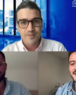 Video llamada de emprendedores  y embajadores de Marca País