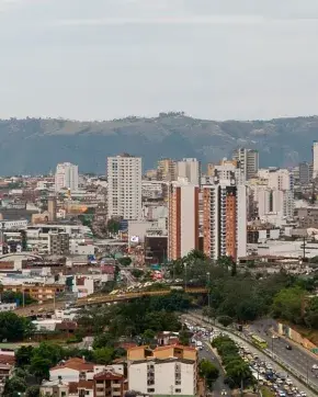 Panoramic photography of the city