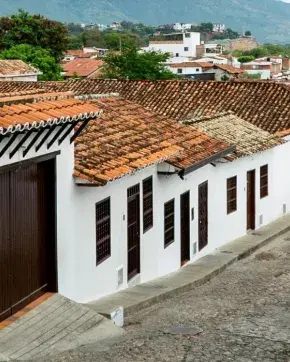 Colonial streets of colombia