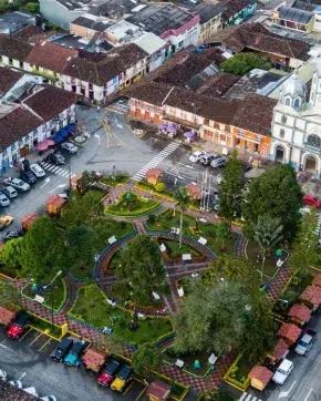 Panoramic photography of the city