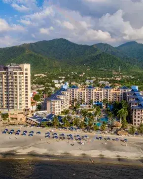 Panorámica Playa Bandera Azul del Hotel Zuana