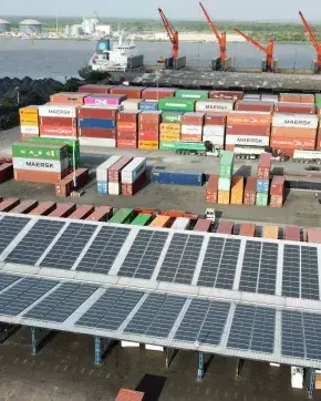 Proyecto energía solar Puerto Barranquilla con el apoyo de GreenYellow