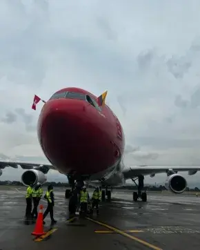 Avión de Edelweiss Air