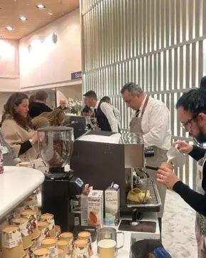 Estación de cafe Davos