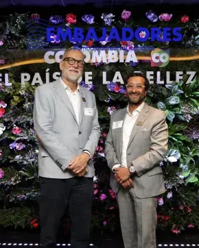 Diego Navarro y Oliver Zugel, empresarios y embajadores de marca país