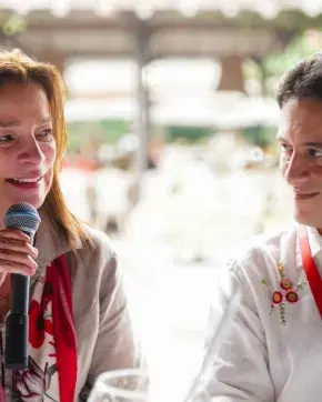 Carmen Caballero y Luis Carlos Reyes