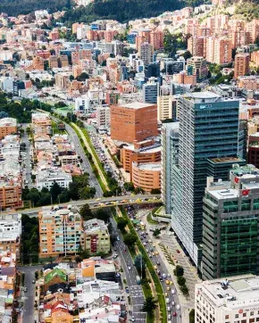 Panoramic photography of the city
