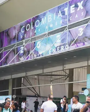 Edificio de feria COLOMBIATEX 2023