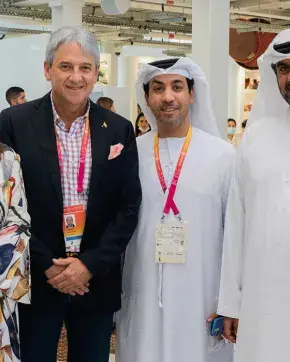 Directivos de ProColombia en los Emiratos Árabes en 2020