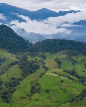 Panoramic landscape photography