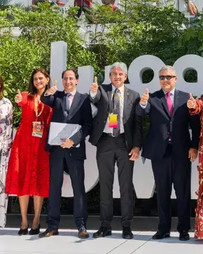 Equipo de ProColombia en Expo Dubái