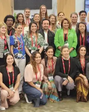 Fotografía de equipo ProColombia y el Greater Bogotá en Fiexpo