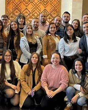 Fotografía de equipo de Fintech de Estados Unidos en Colombia