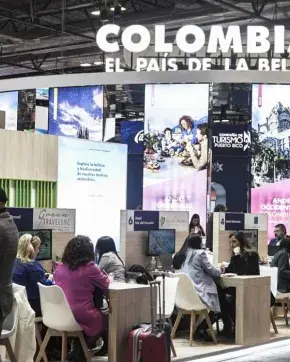 Stand de Colombia Co en Feria de Fitur 2024