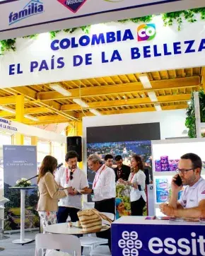 Stand de Colombia Co en Feria de La Habana