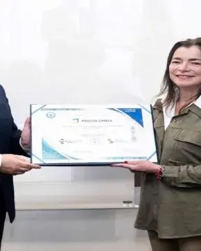 Certificado a ProColombia de compromiso  a la diversidad y la inclusión