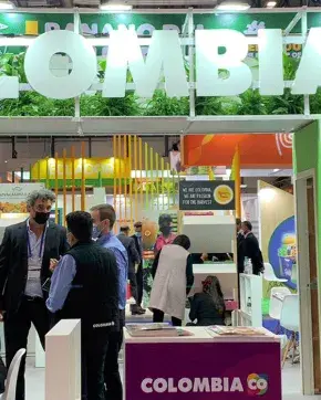 Stand de Colombia CO en feria Fruit Attraction