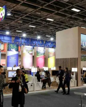 Stand de Colombia en Feria Turística de Alemania