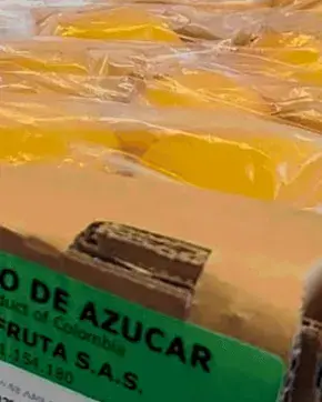 Caja de mango de azúcar para exportación