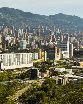 Panoramic photography of the city