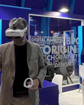 Stand de ProColombia en Feria de Mobile World Congress 2023