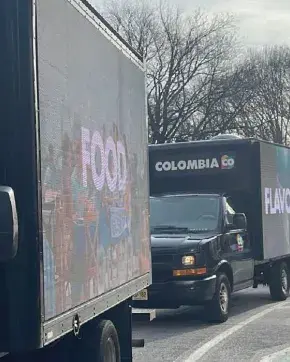 Camiones de ColombiaCo en Manhattan