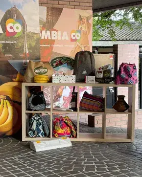 Tienda de productos de exportación Colombiana