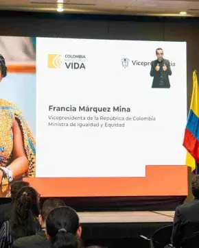 Conferencia del Gobierno de Colombia con Francia Márquez