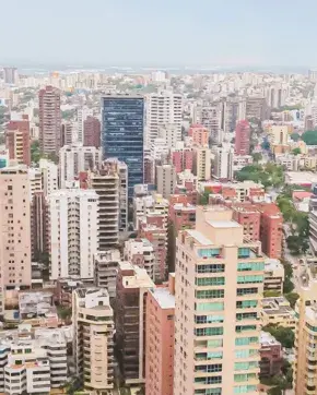 Panoramic photography of the city