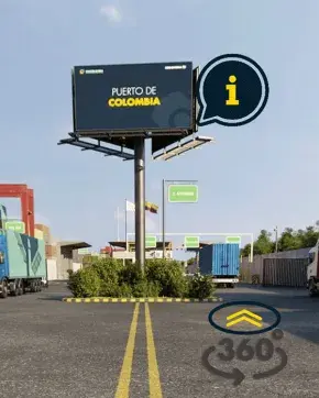 Puerto de exportación Colombiana