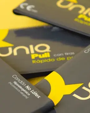 Condones marca UNIQ