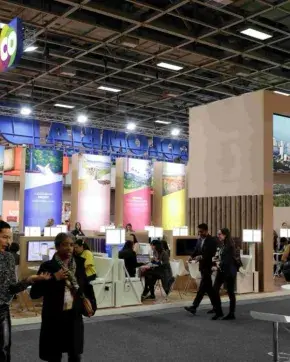 Stand de Colombia en Feria ITB 2024